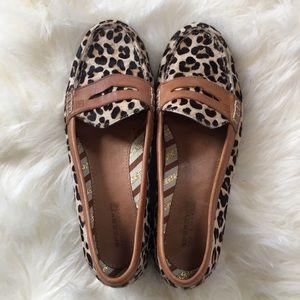 Sperrys Top Siders |  Cheetah Print Loafers